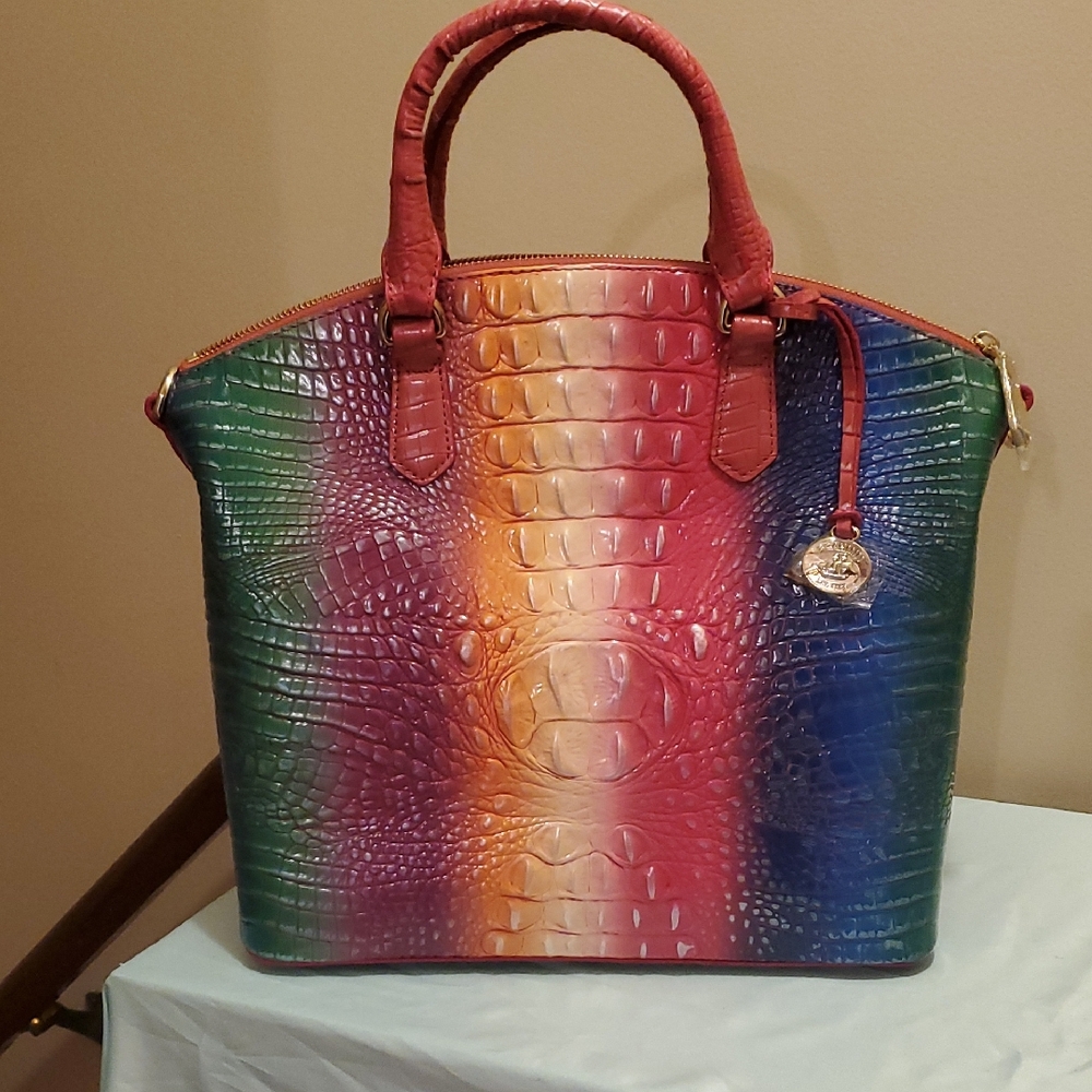 Brahmin Duxbury Confection Ombre Melbourne 14.5w 14.2 H. Muticolor Leather.